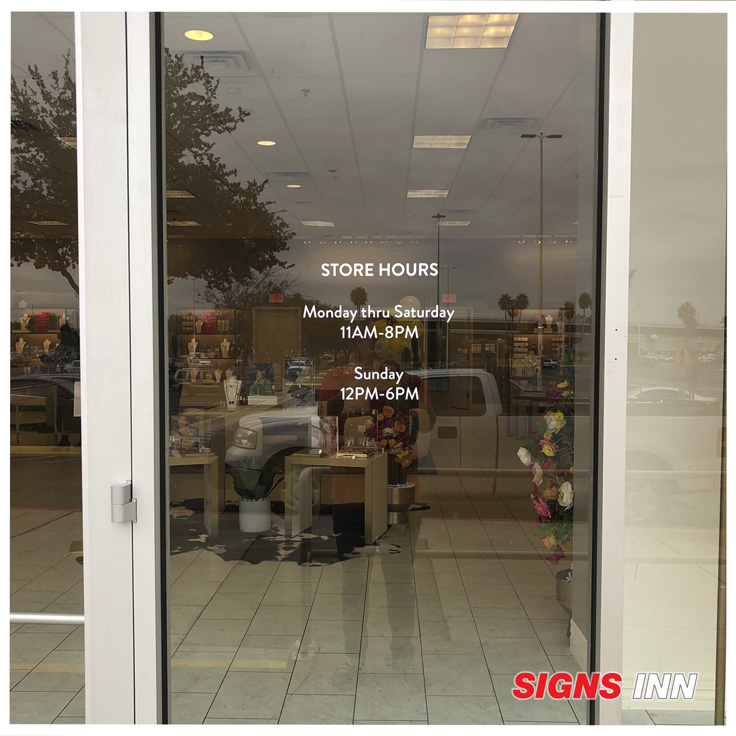 Door & Window Decals