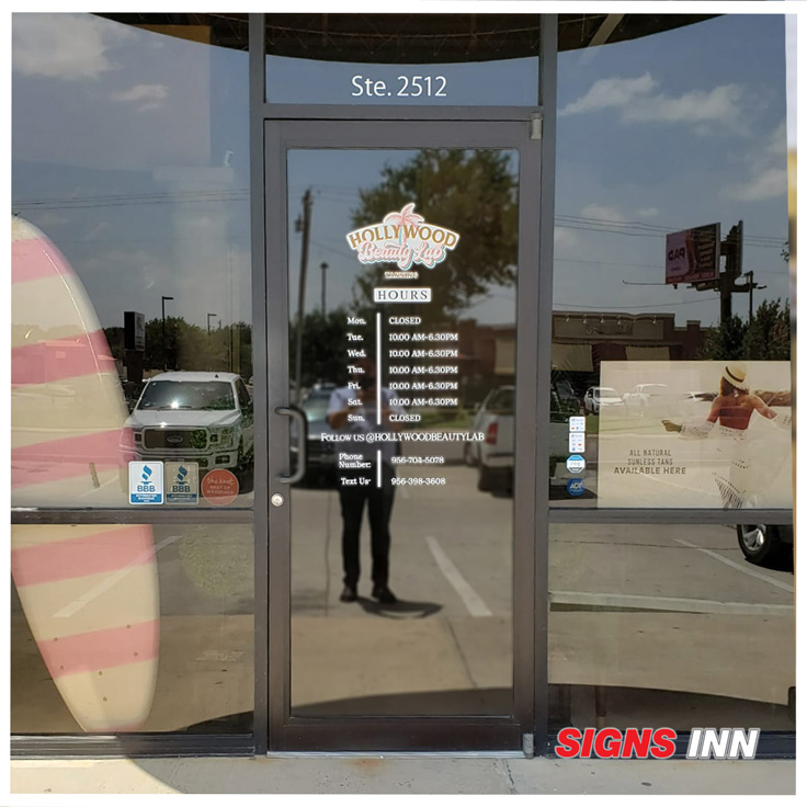 Door & Window Decals