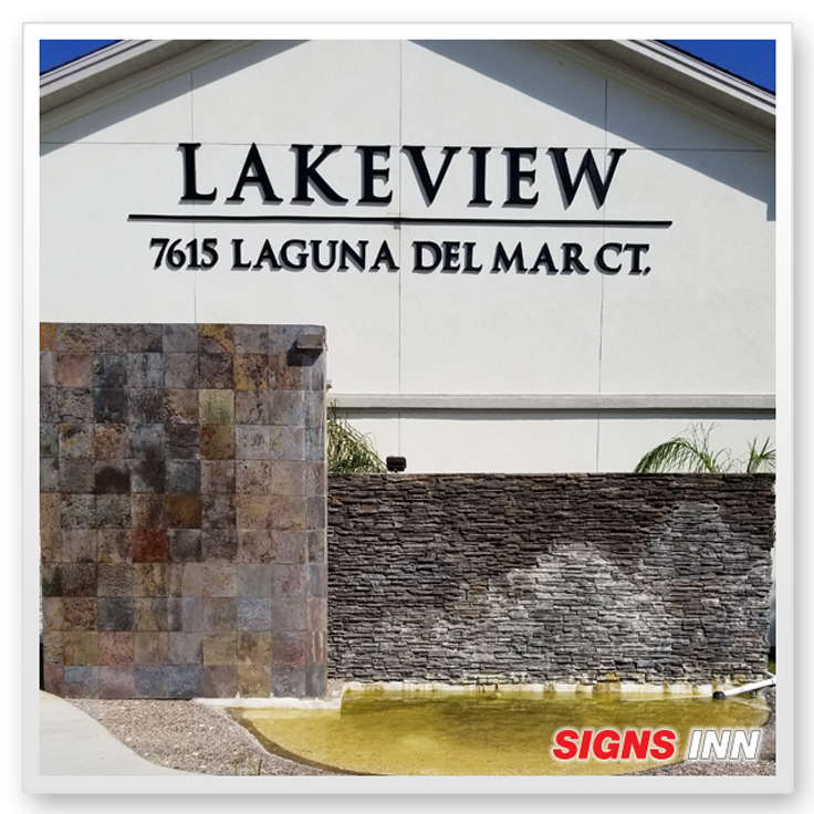 Formed Plastic Letters